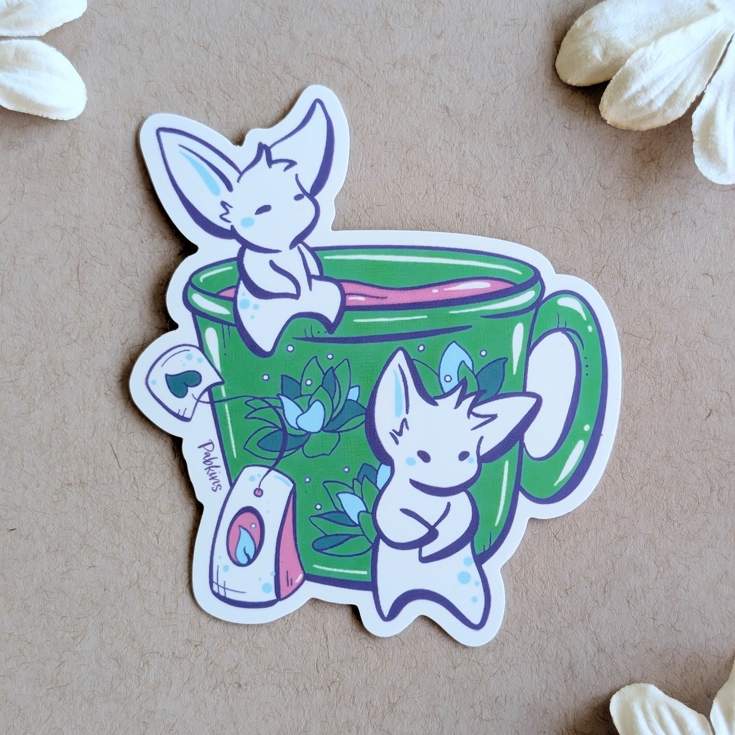 Teacup Critters - Vinyl Sticker