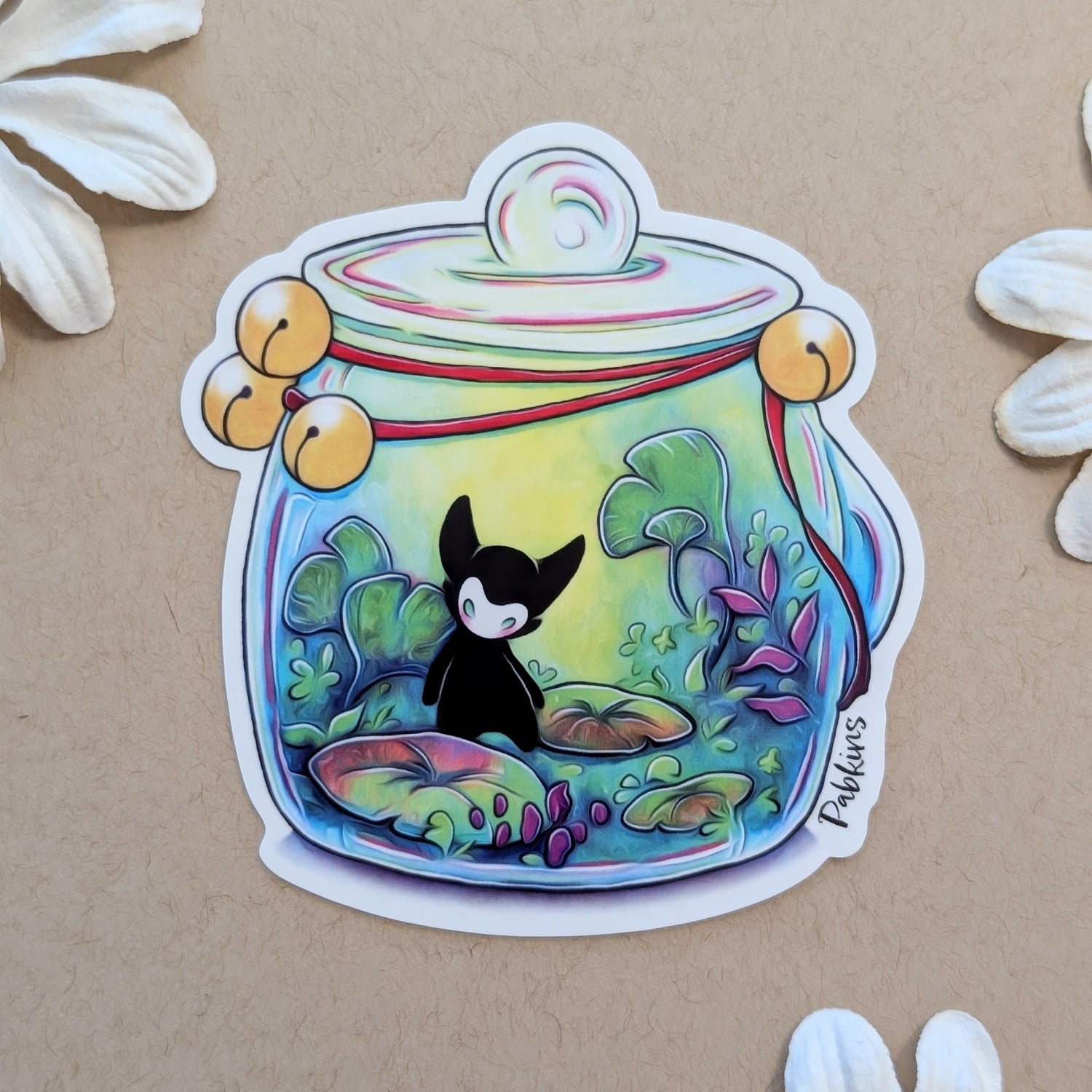Terrarium Bells Spirit - vinyl sticker
