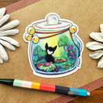 Terrarium Spirit - vinyl sticker Front view
