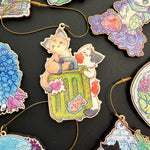 Traveling Cat Luggage - Ornament Alt View