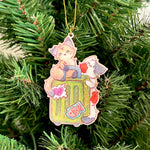 Traveling Cat Luggage - Ornament Front View