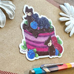 Triple Berry Spirit Cake - vinyl sticker Alt View