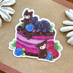 Triple Berry Spirit Cake - vinyl sticker Front View