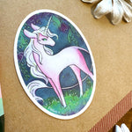 Unicorn - waterproof vinyl sticker alt view 2