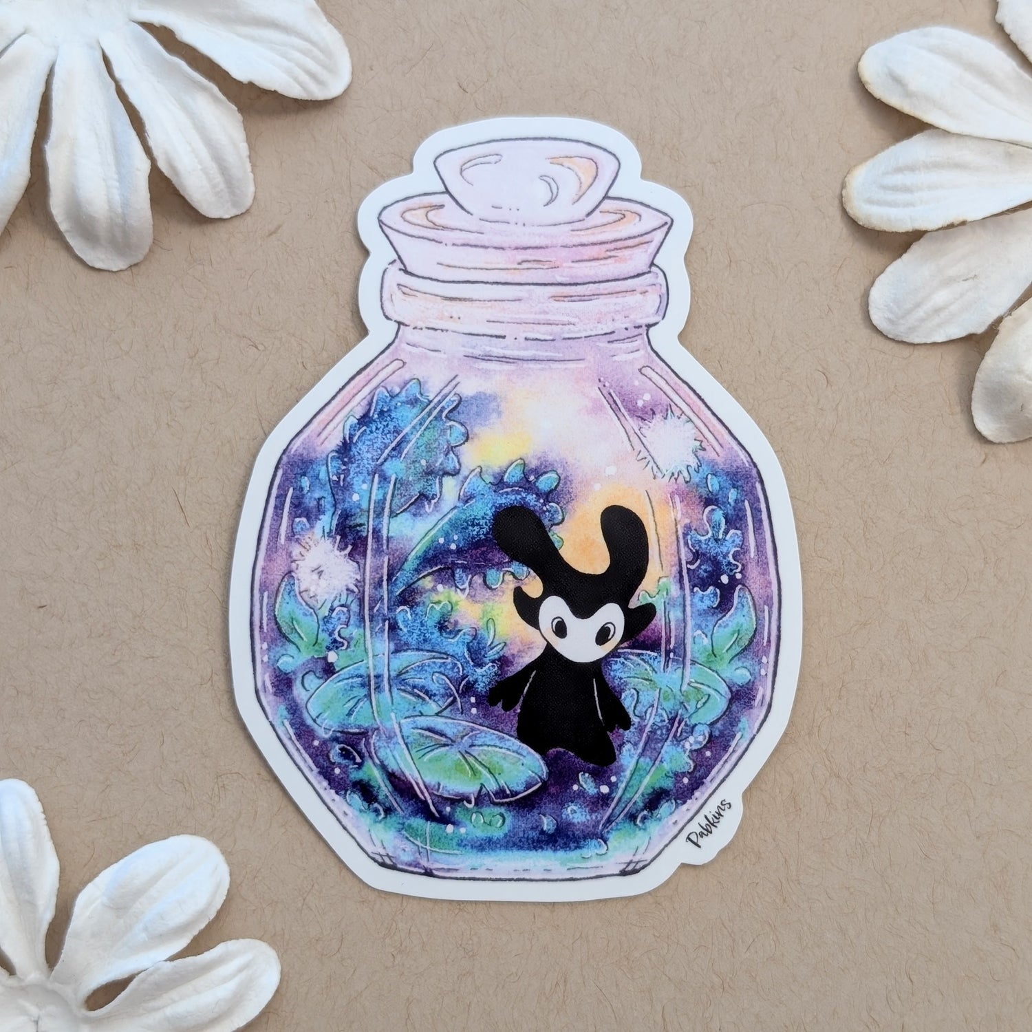 Violet Spirit Jar - Vinyl Sticker