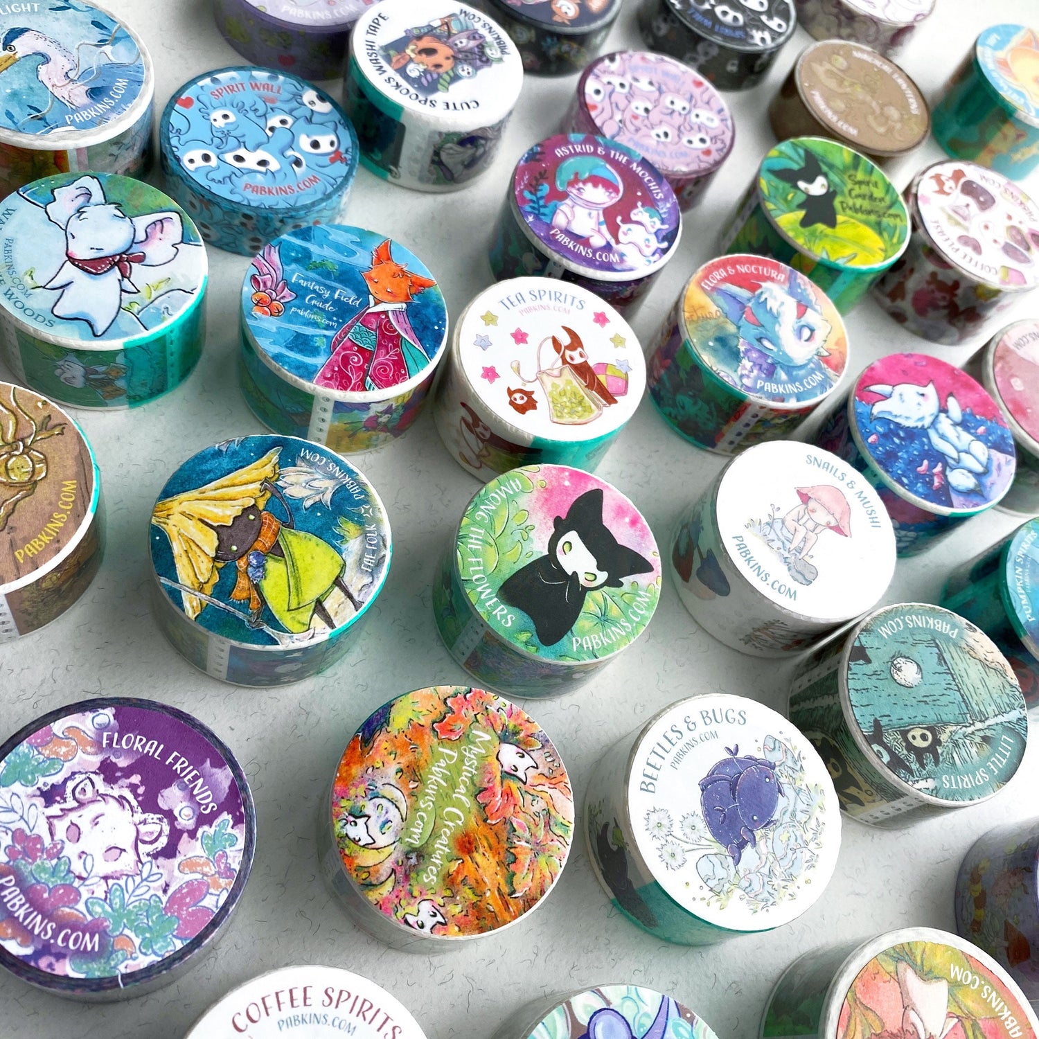 Washi Tape Grab Bag (all different designs) - original illustrations, planner journal organizer bujo supplies