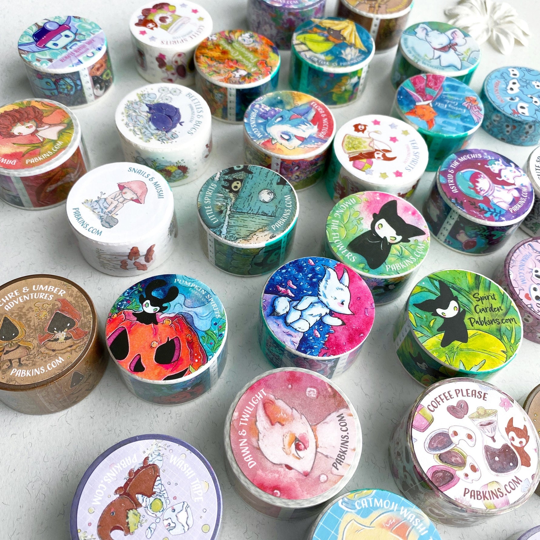 Washi Tape Grab Bag (all different designs) - original illustrations, planner journal organizer bujo supplies