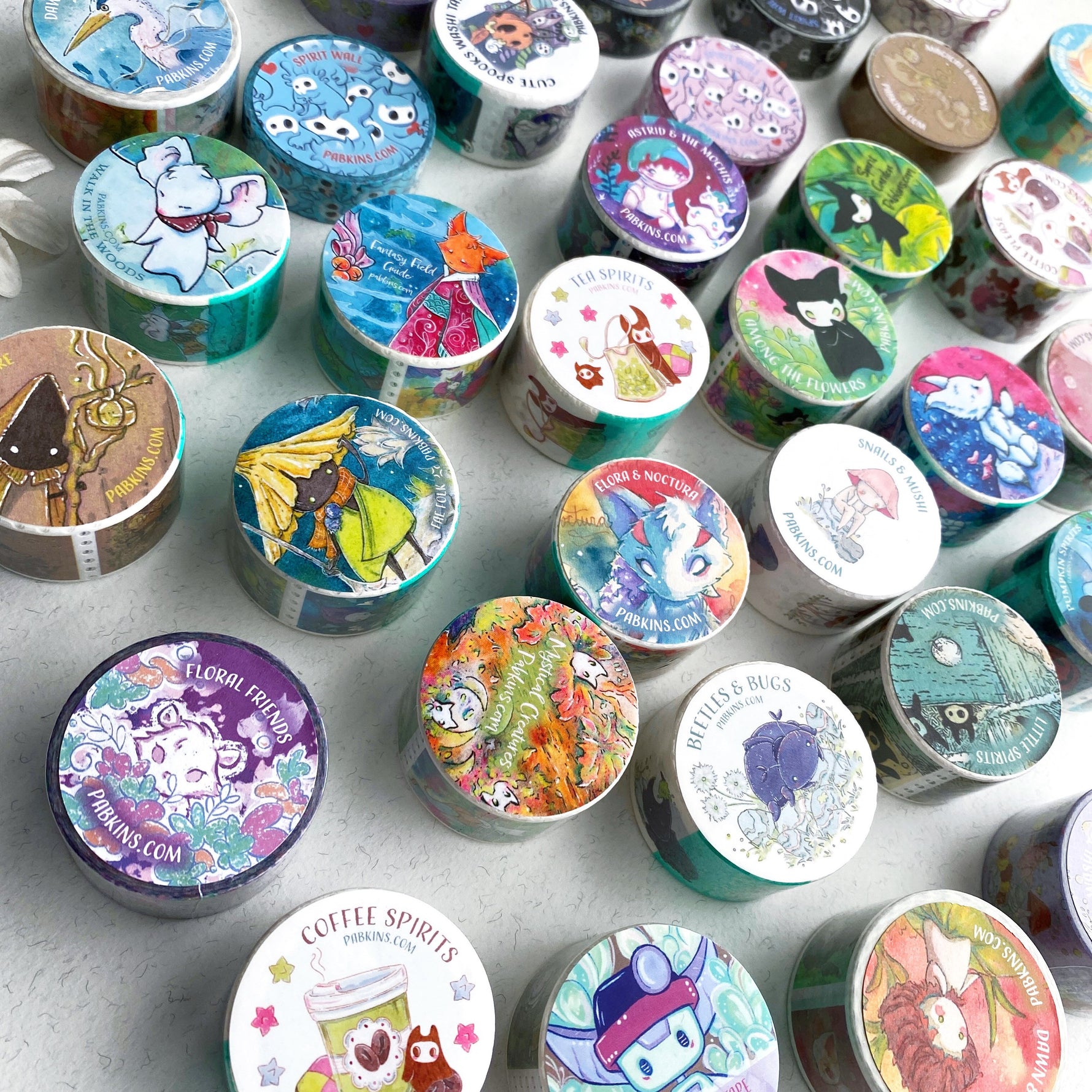 Washi Tape Grab Bag (all different designs) - original illustrations, planner journal organizer bujo supplies