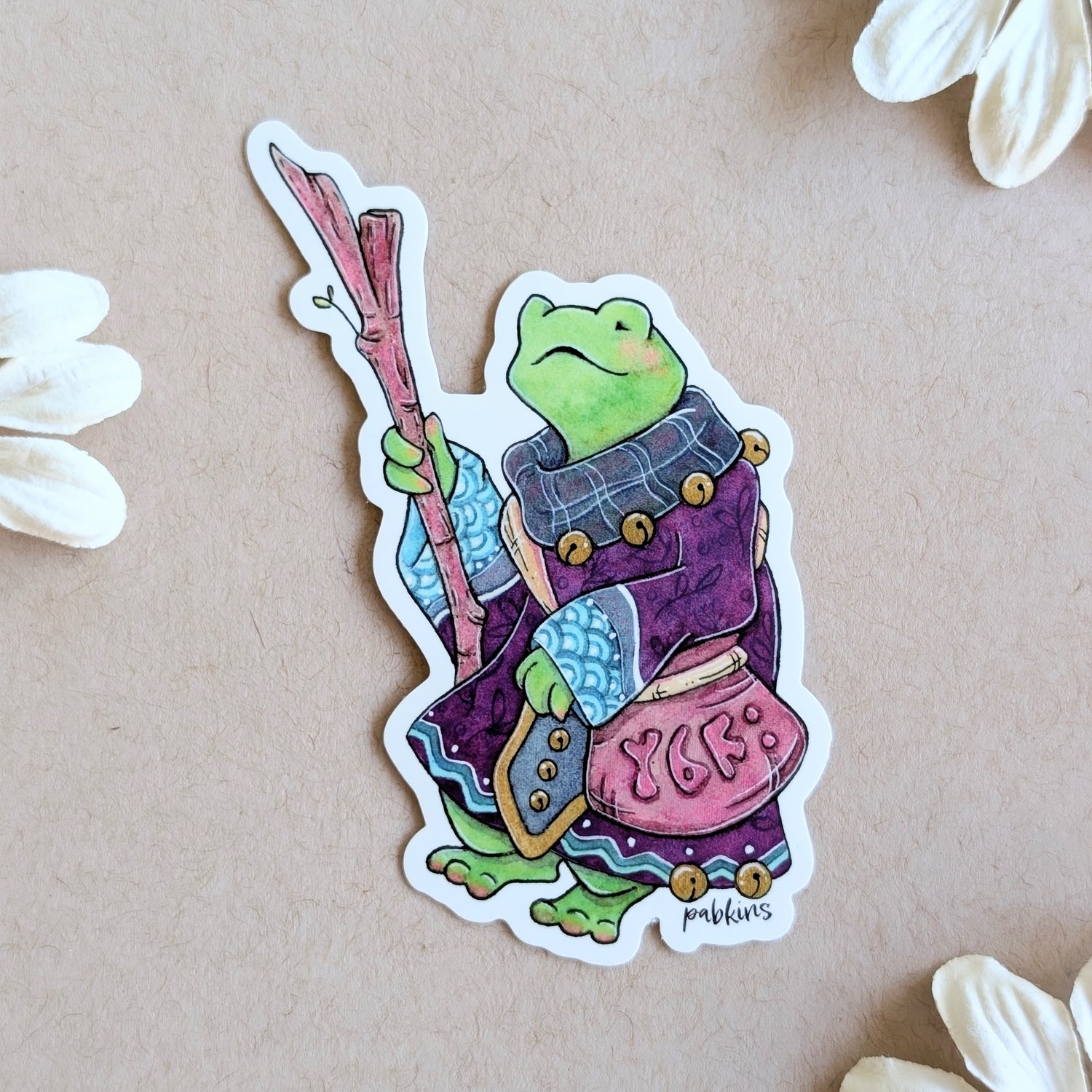 Wizard Frog - Vinyl Sticker