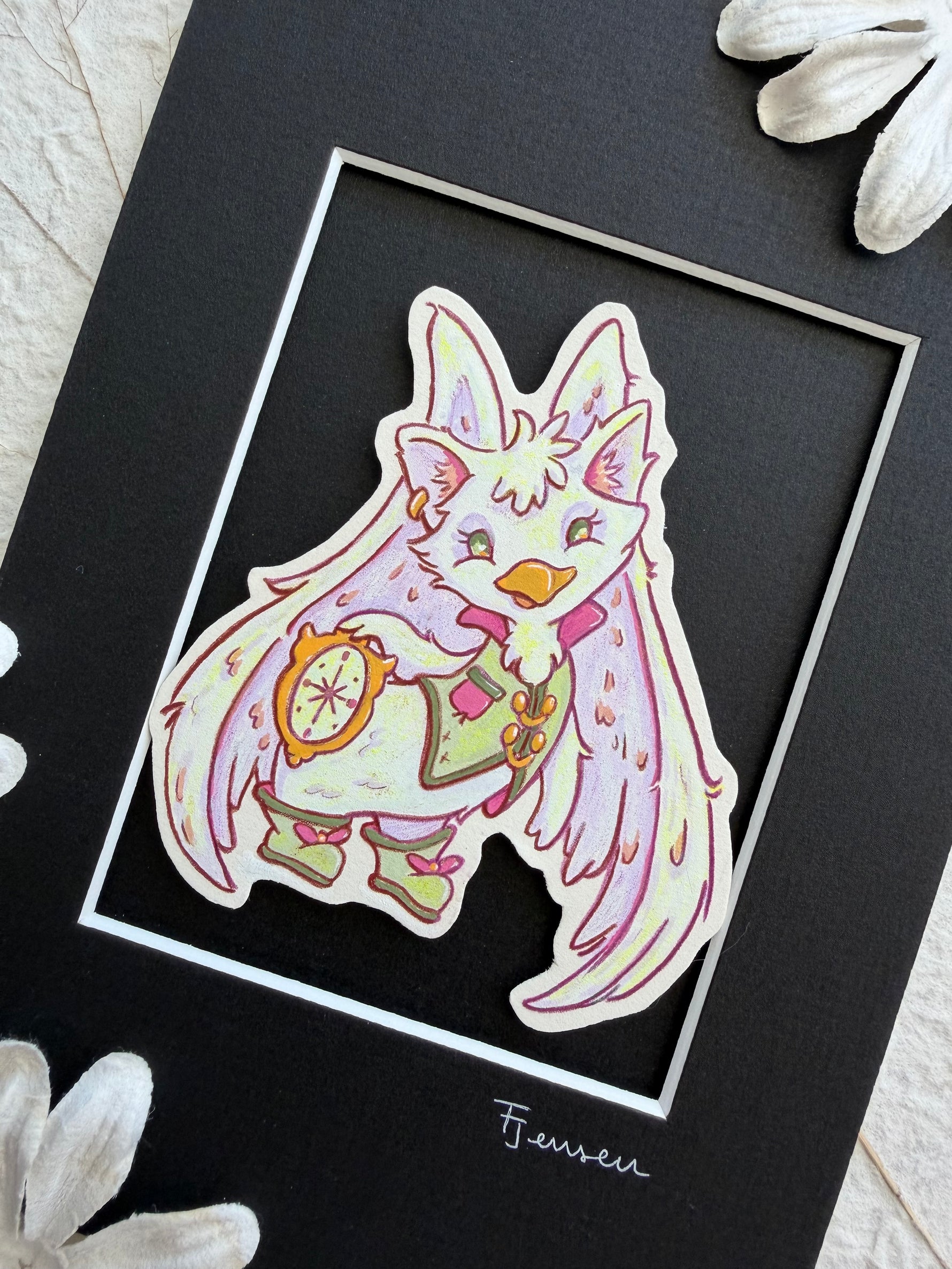 managing time gryphon illustration