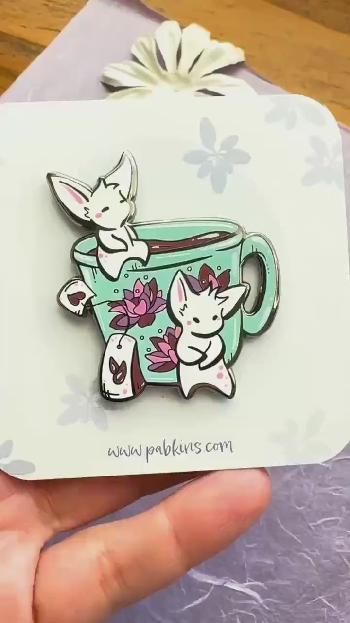 Coffee Critters - hard enamel pin video