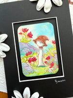 where was i headed mushroom folk painting front view
